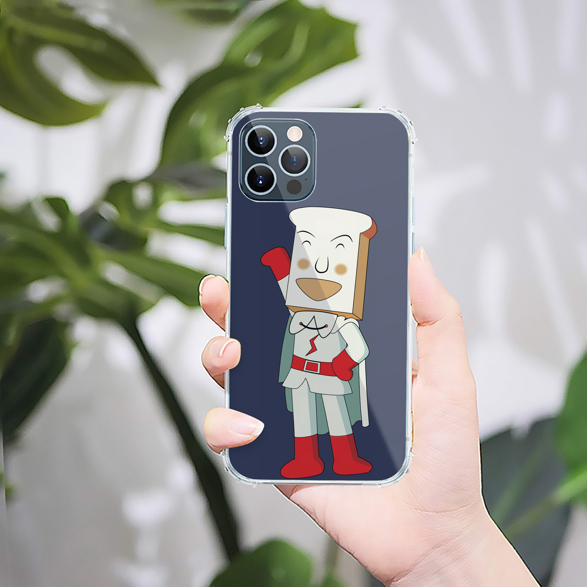（画像用） アンパンマン Anpanman 【iPhone 12シリーズ対応】透明スマホケース（クリアソフトケース）